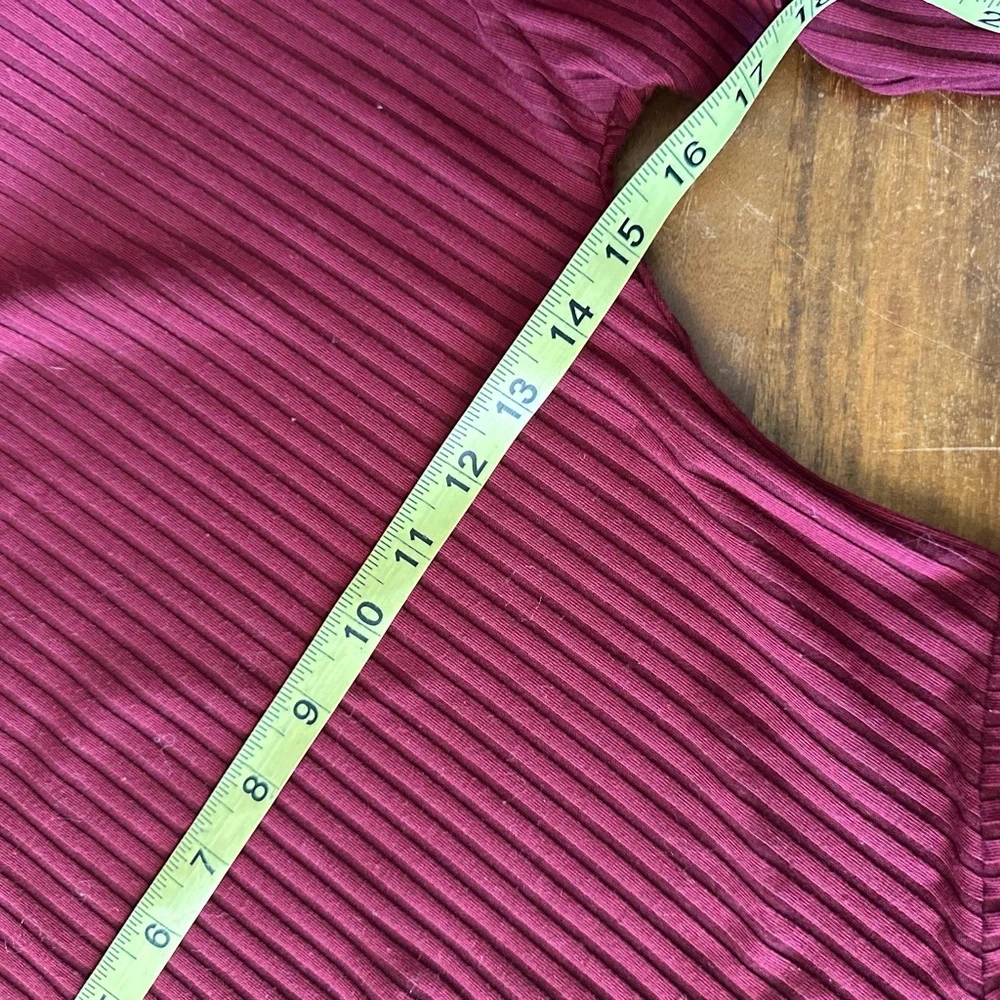 Joyfolie Mia Joy Deep Burgandy Red‎ Ribbed Stretch knit girls Dress size 12